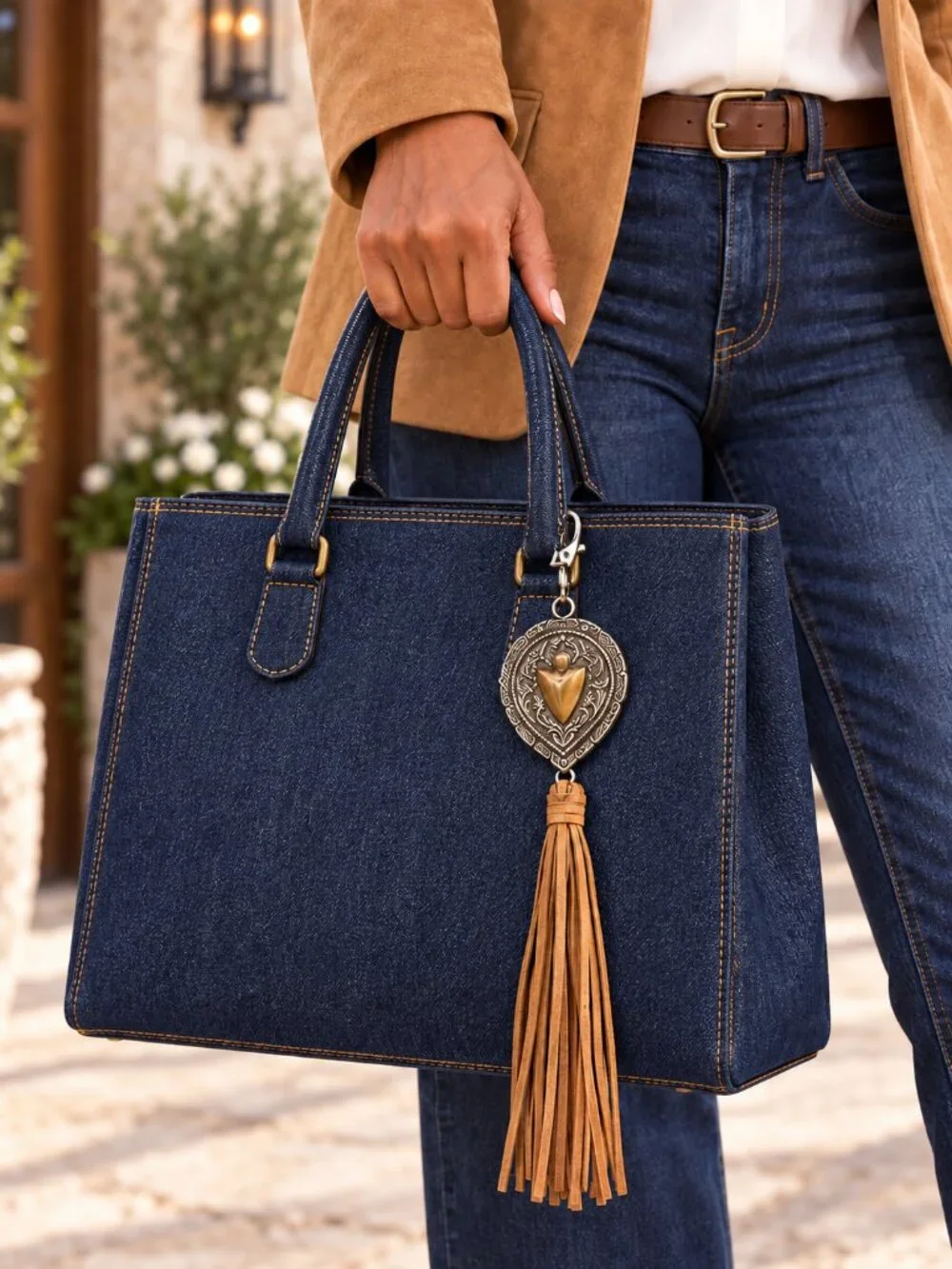 Western Arrowhead Tassel Handbag Charm Keychain – 1 for $19 or 2 for $25